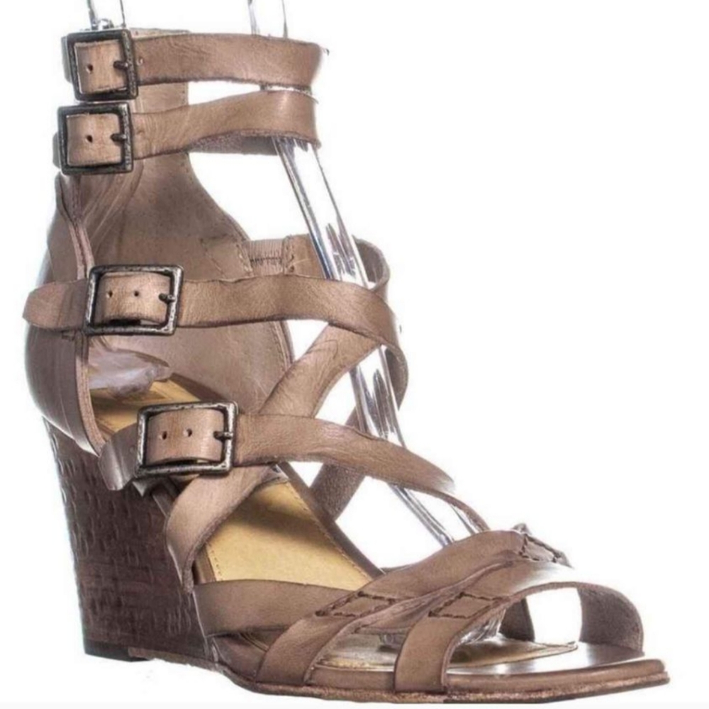 Frye distressed sandals